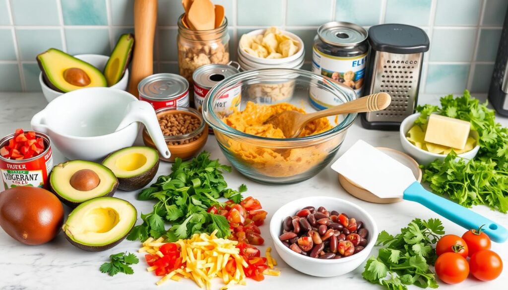 Kitchen Tools for Taco Dip Preparation