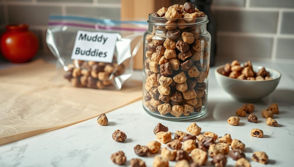 Muddy Buddies Storage Tips