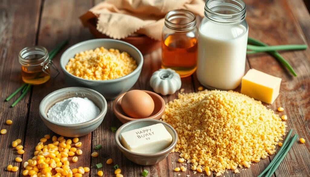 Southern Cornbread Ingredients