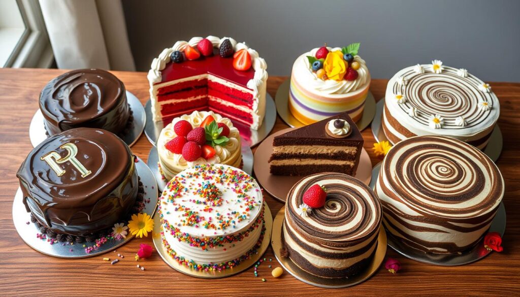 Variety of Eggless Cakes