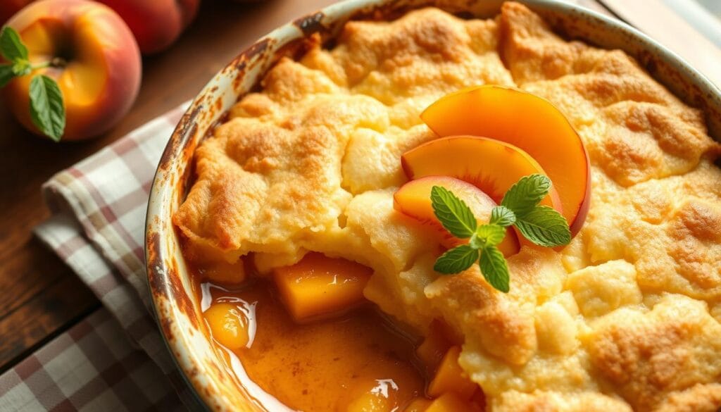 peach cobbler recipe with cake mix