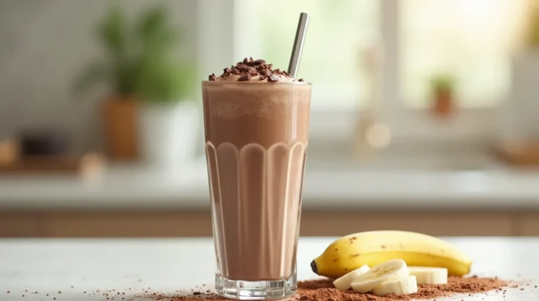 chocolate protein shake