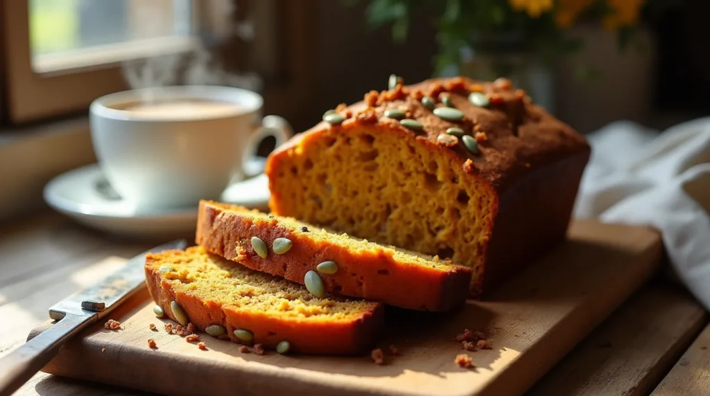 pumpkin banana loaf texture